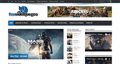 Desktop Screenshot of foxvideojuegos.com