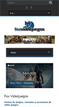 Mobile Screenshot of foxvideojuegos.com